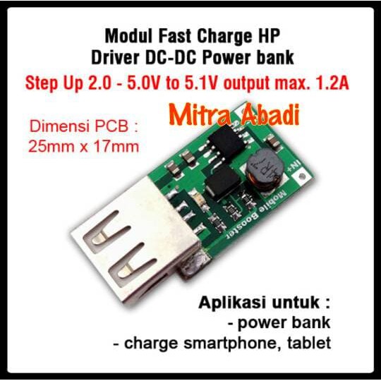 Unik Kit Power Bank DC DC Step Up to 5 1V 1 2A Diskon