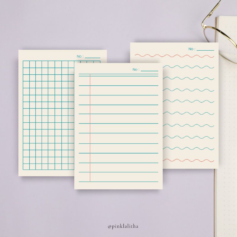 

02 Memopad Note Memo Daily sticky note sticky notes buku tulis 48 Lembar