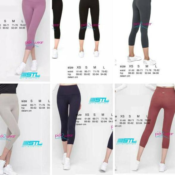 [NEW] Stl capri 7/8 celana senam sport yoga highwaist compression ❄❄