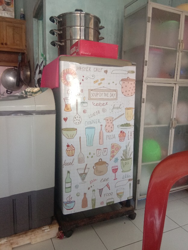 Stiker Kulkas 1  Pintu Masterchef Shabby