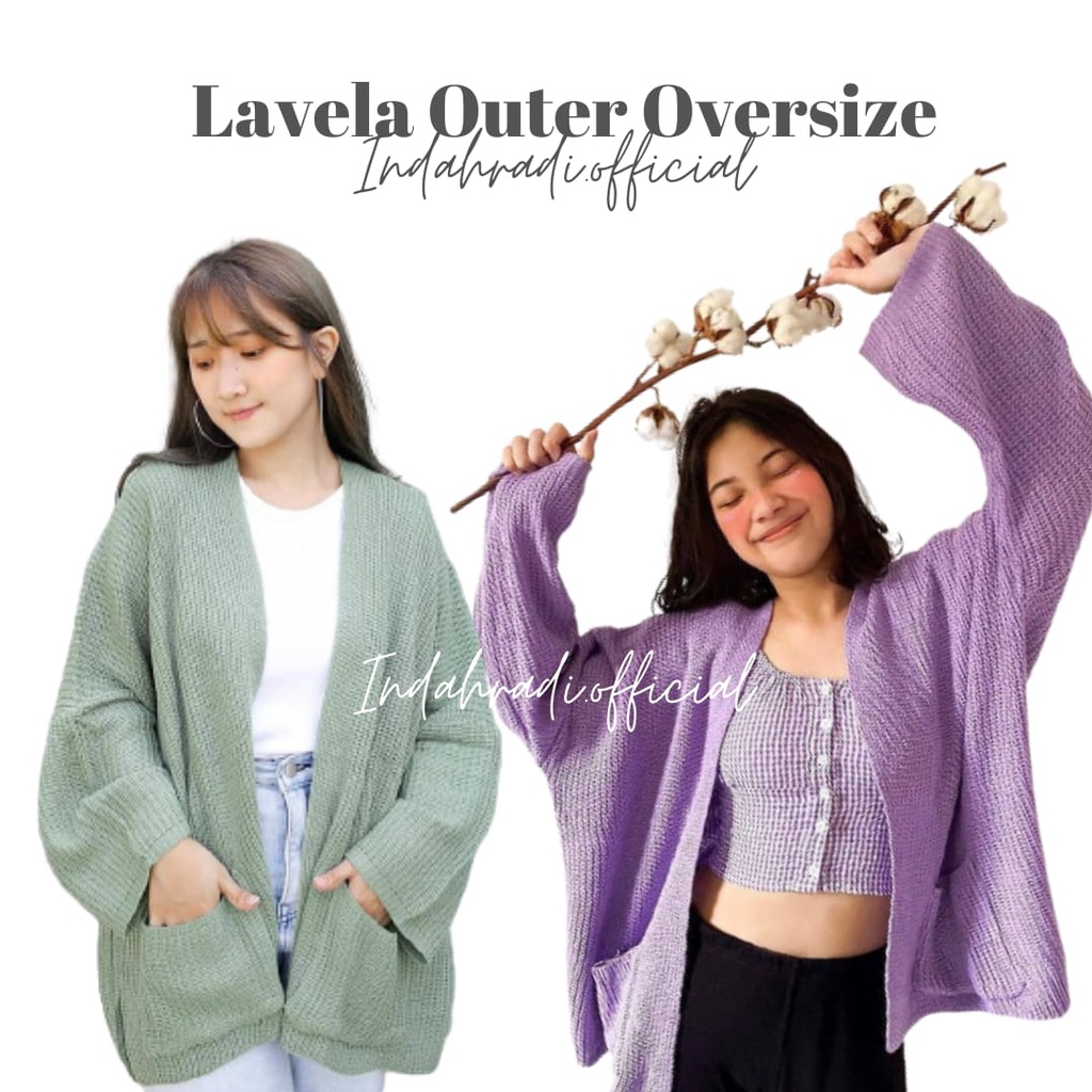 LAVELA CARDIGAN OUTHER  RAJUT SUPER TEBAL 7GET/OVERSIZE CARIDE RAJUT WANITA