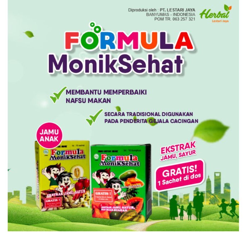 

JAMU FORMULA MONIK SEHAT 1 PAK ( 10 biji + 1 biji)