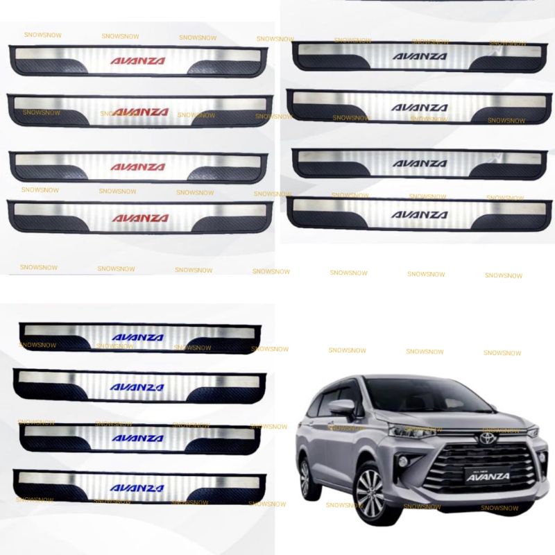 Sillplate Samping Avanza Xenia Veloz GR SPORT 2022 2023 Up Sporty Non / Lampu LED