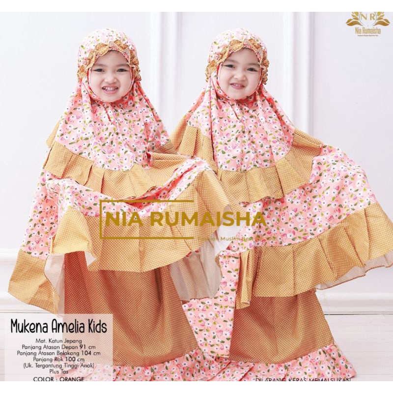 mukena amelia kids