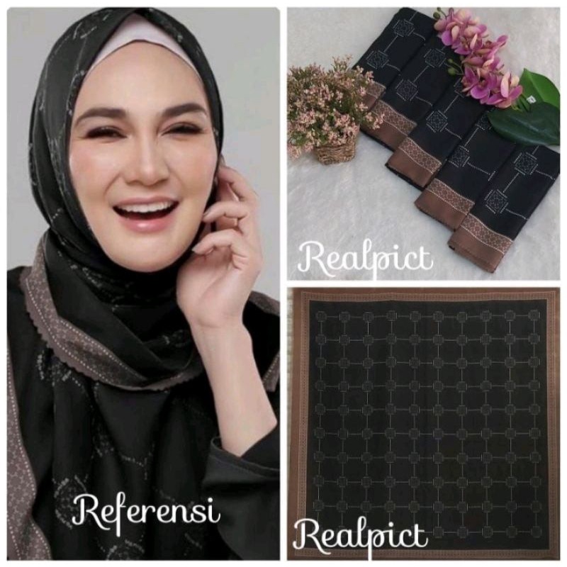 DEENAY KW HIJAB VOAL TERBARU MOTIF KOTAK