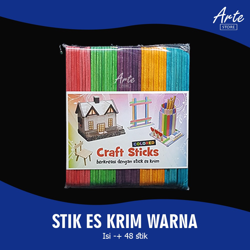 Stik Kreasi Warna (Stik Es Krim)