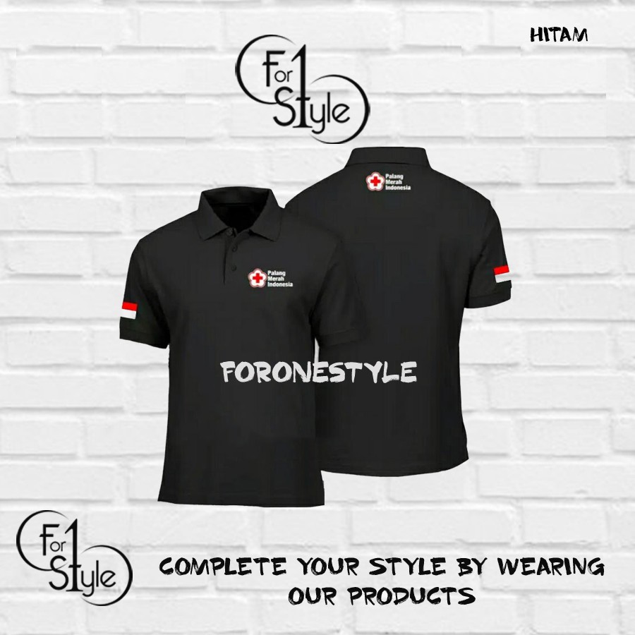 POLOSHIRT - KAOS POLO KRAH PMI - BAJU POLO PALANG MERAH  - BAJU POLO PNI - BAJU PNI - KAOS PMI