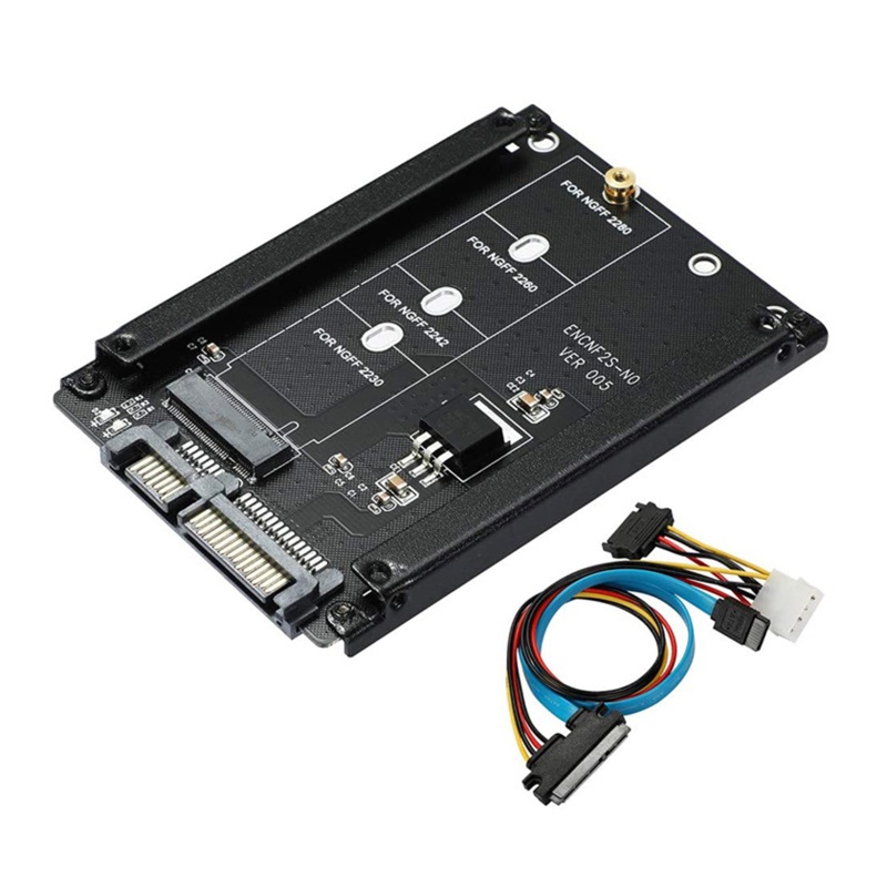 Btsg for M.2 NGFF to Adapter Card Untuk M.2 SSD Ke 2.5 &quot;III SSD Drives B-M Untuk Kunci 6Gb Adaptor Mendukung Untuk M.2