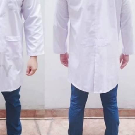 Jas Lab / Jas / Baju Praktikum / Jas Lab Lengan Panjang / Jas Lab Lengan Pendek ATX