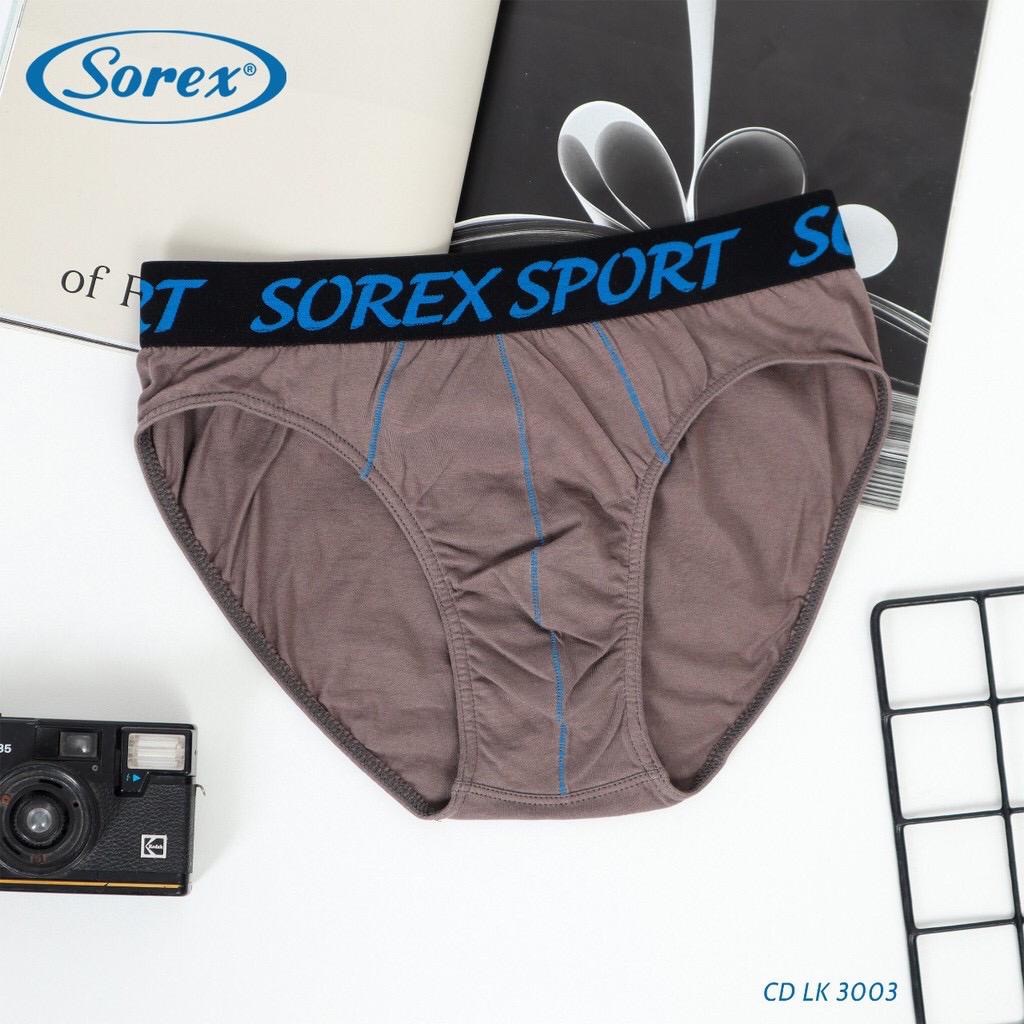 CD SOREX PRIA M3003 ( HARGA DI ATAS 1BOX ISI 3PCS ) - SOREX SPORT - CELANA DALAM PRIA MURAH BAHAN KATUN ANTI IRITASI DAN LEMBUT BAGUS DAN NYAMAN - CD SOREX COWOK ANAK DEWASA REMAJA - SIZE M L XL - KARET LEBAR MODEL SPORT - AR98STORE