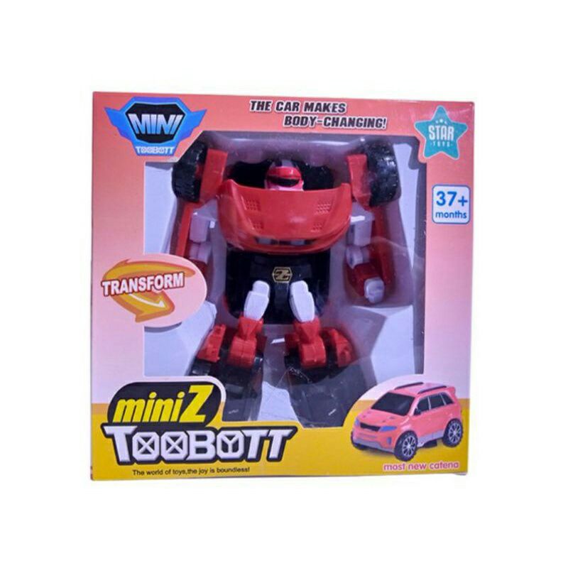 ( BISA COD ) MAINAN Anak Mobil Robot Tobot Z - Mini Z Toobott - Berubah Menjadi Transformers