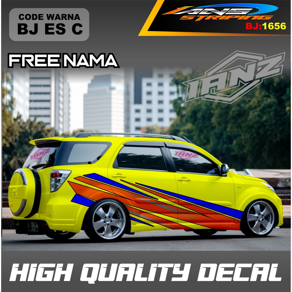 STIKER MOBIL TERIOS / VARIASI STICKER DECAL MOBIL AVANZA XENIA INNOVA / DECAL STIKER