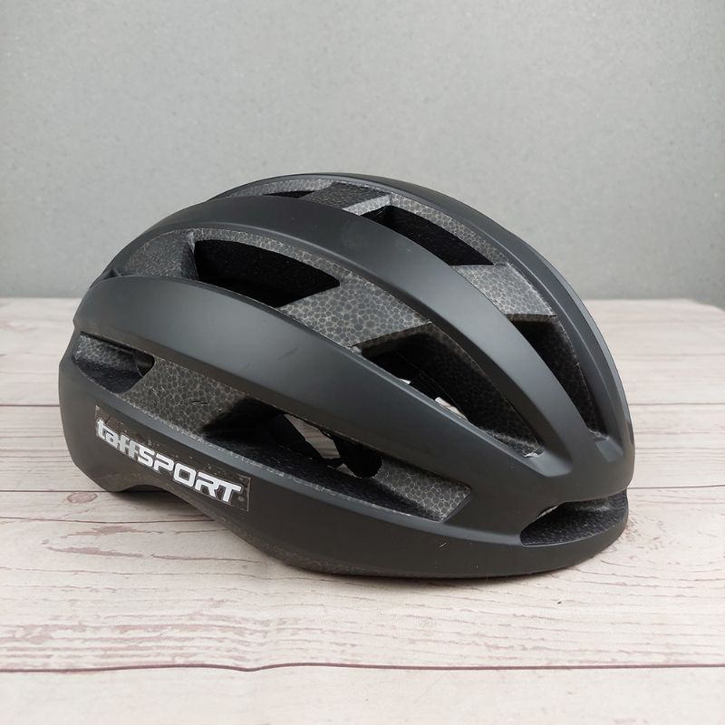 TaffSPORT Helm Sepeda Ultralight Cycling Bike Helmet - KP-1 - Black