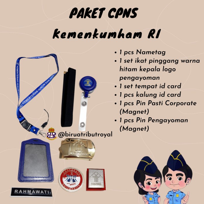 

NEW PRODUCT Paket CPNS Kemenkumham RI ( Paket 1 ) KPL439