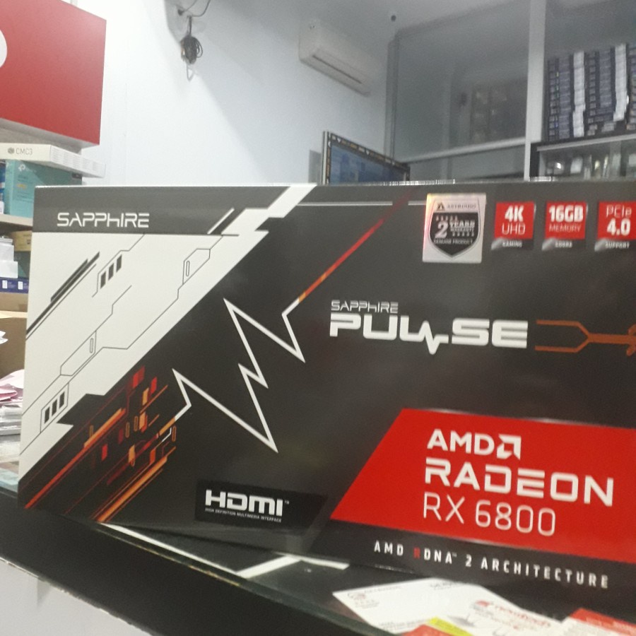 VGA RX6800 16Gb Sapphire AMD Radeon Pulse