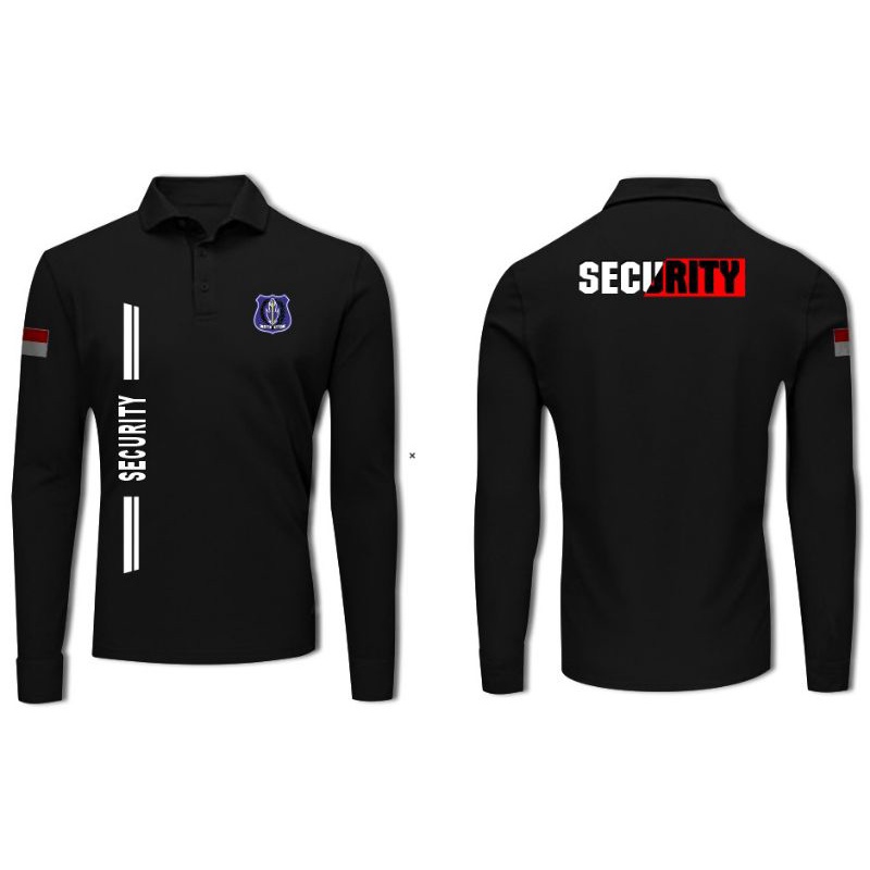 T-shirt POLO WANGKI SCURITY LENGAN PANJANG