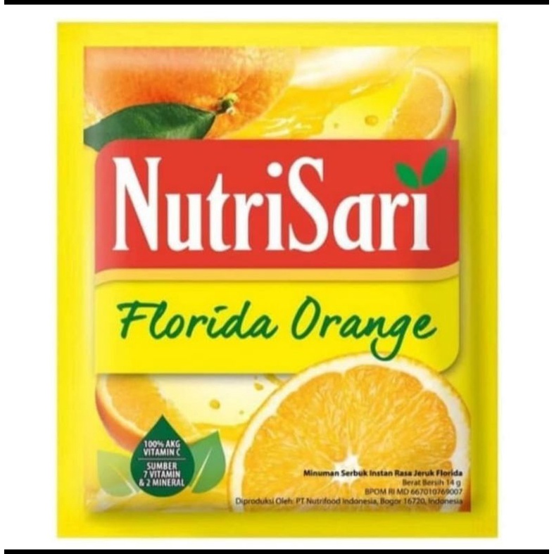 

1 rcg nutrisari 10 pcs - madu lemon anggur Florida orange