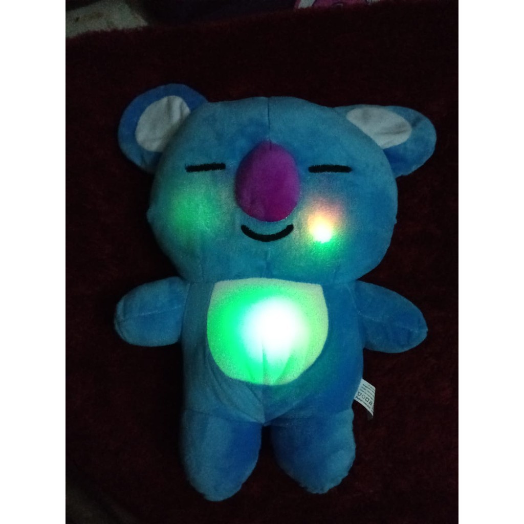 Boneka Korea Cute Baby Face Sitting KPOP dapat Menyala Terdapat Lampu LED Glow