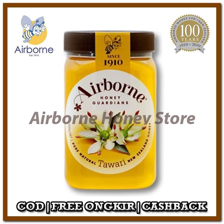

Madu Airborne Tawari 500 Gr Asli New Zealand