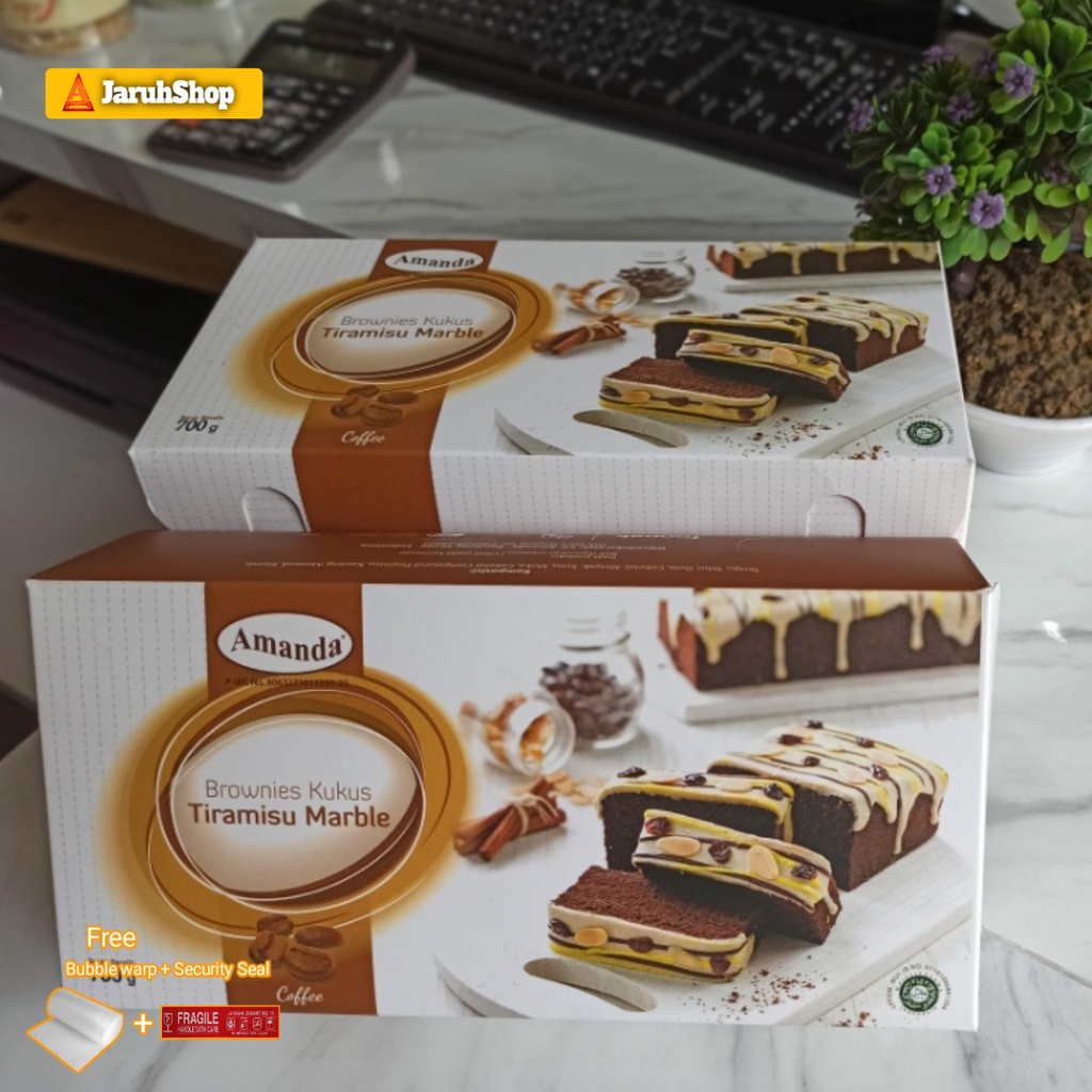 

Amanda Brownies Kukus Tiramisu Marble | Oleh-oleh khas Bandung