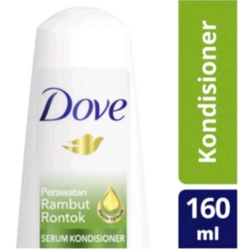 dove serum perawatan rambut rontok kondisioner 160ml