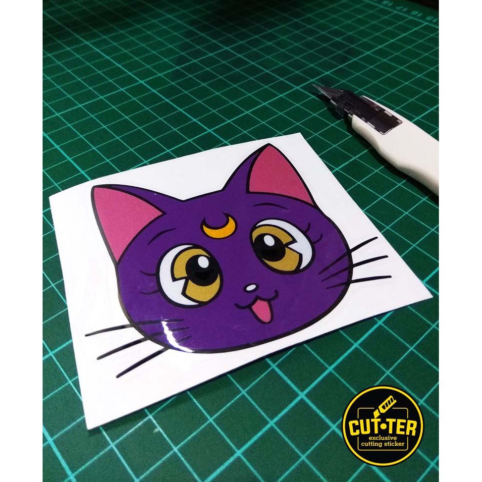 

cutting sticker LUNA SAILORMOON CAT