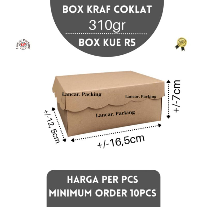 

Dus Kraf/coklat, Kardus kraf/coklat Ukuran R5