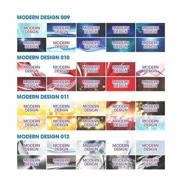 

Stiker Label Nama Waterproof Modern Design 09-12 (Set)