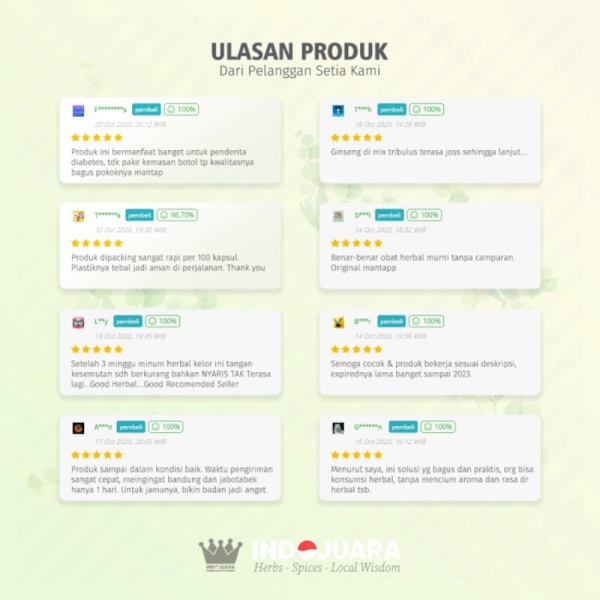 Unik TRIBULUS TERRESTRIS 100 Kapsul Herbal Testosteron Libido Booster EDI Berkualitas