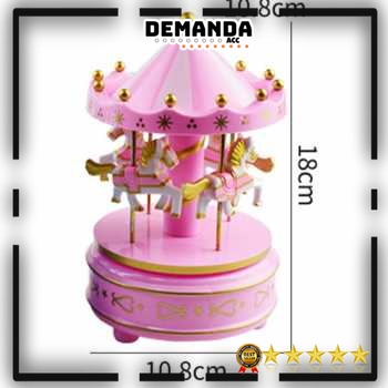 Kotak Musik Merry Go Round Musical Box Carousel - HD-YYH