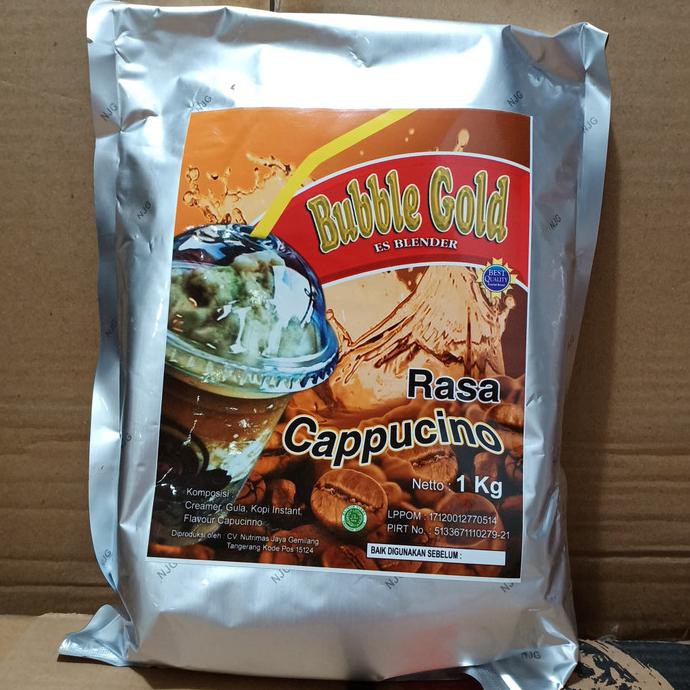 

BUBBLE GOLD 1KG / BUBUK MINUMAN / BUBBLE DRINK ( BANYAK RASA ) - CAPPUCINO