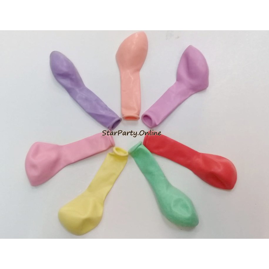 Balon Macaron Mix 5Inch Per 20pcs /Dekorasi Balon /Balon Macaron /Balon Soft