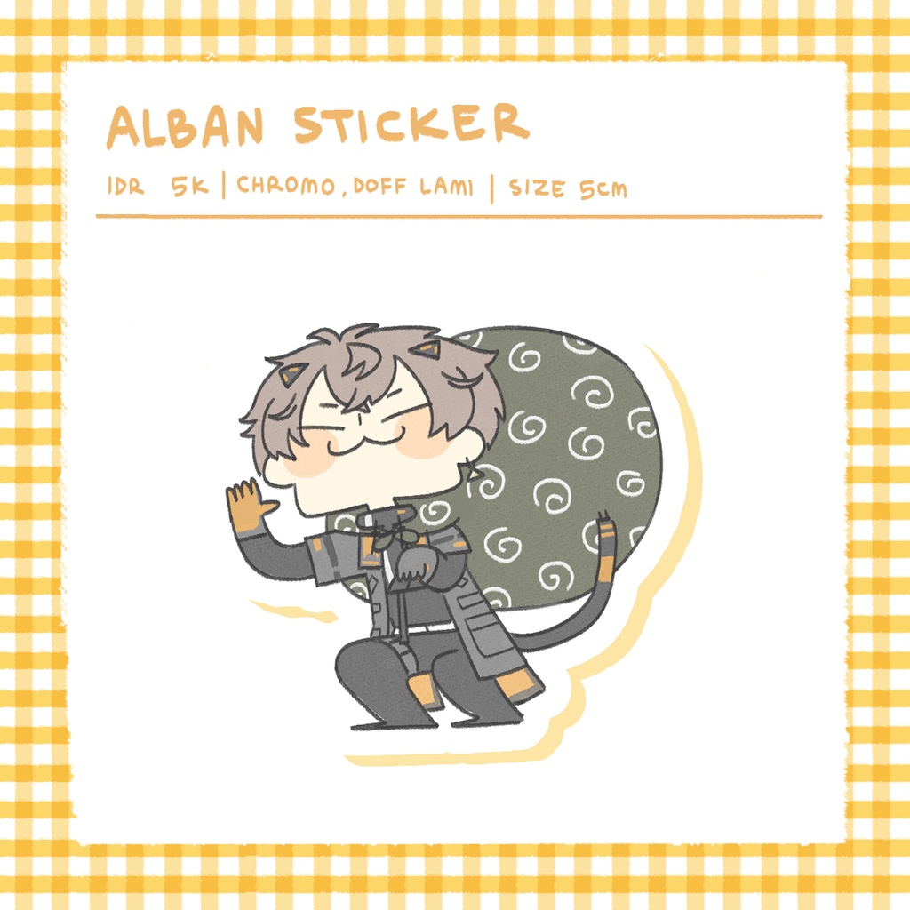 

Sticker Karakter Noctyx (Alban Knox) Nijisanji