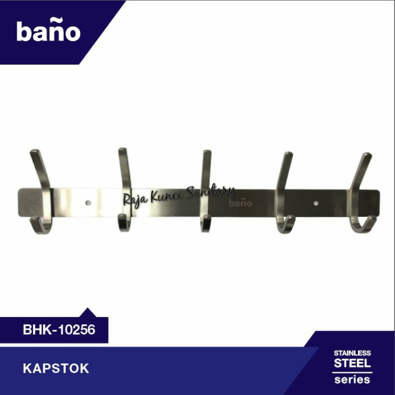 Gantungan Baju 5 Kait Stainless SUS 304/Gantungan Baju Stainless/Kapstok Baju/Cantolan Baju