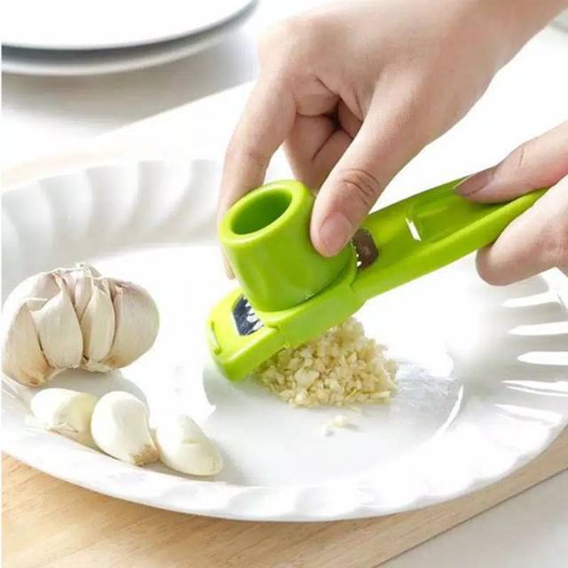 (NCS) Alat Press Parutan Pemotong Pencacah Serbaguna Mencacah Bawang Putih Jahe Temulawak Garlic Slicer