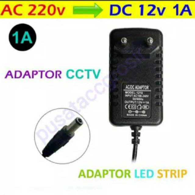 ADAPTOR TRAVEL. CHARGER CCTV. CAS CCTV 12V 1A. 12V 2A. 12V 3A. 5V 2A. 9V 2A