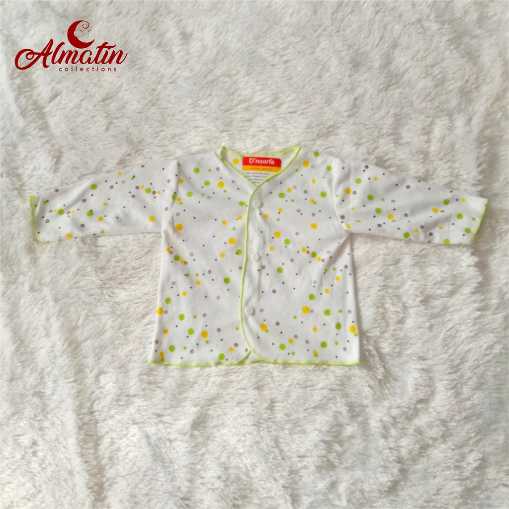 3 Pcs Atasan Kancing Bayi Lengan Panjang / Baju Tidur Baby Born Murah Laki Perempuan