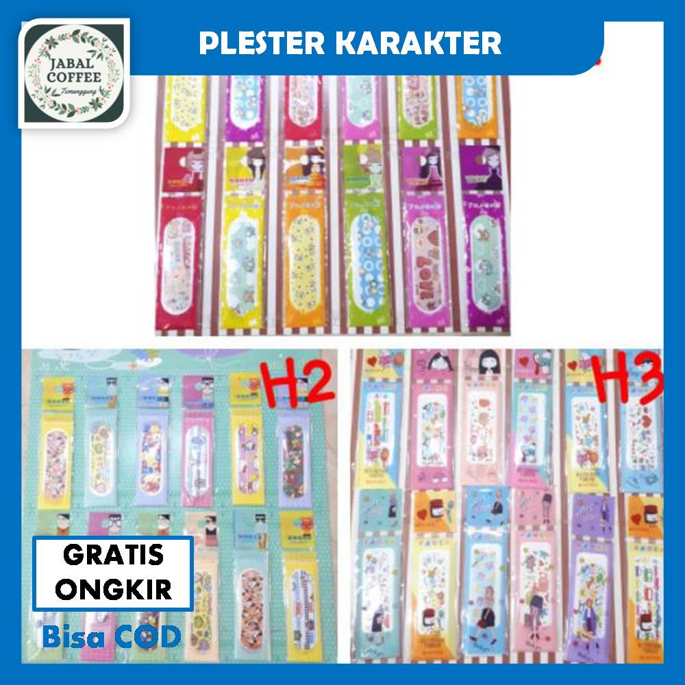 Hansaplast Karakter / Plester Luka Karakter / Tensoplast /Plester Luka Anak J57