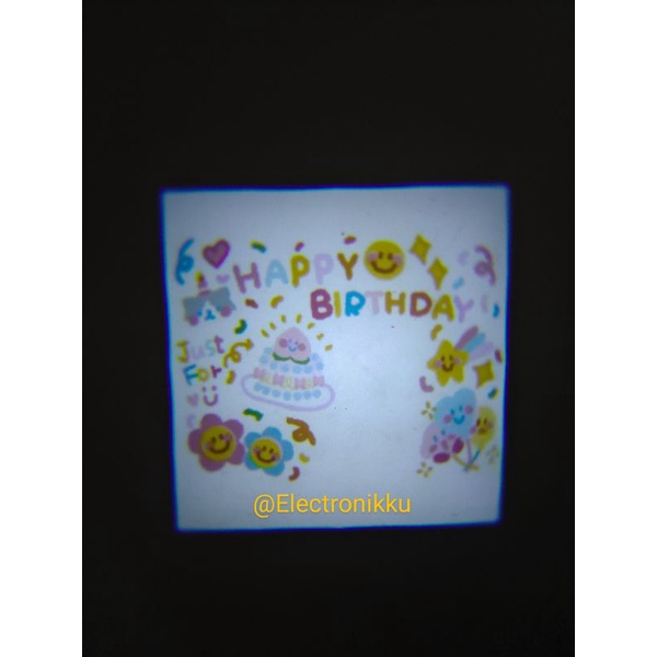 #04 Happy Birthday Projector READY STOCK