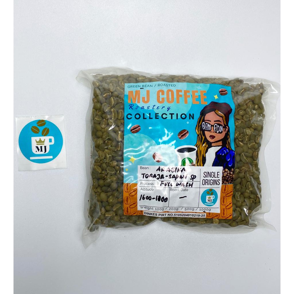 

Biji Kopi Mentah ARABIKA TORAJA SAPAN SPECIALTY – 1kg - Green Bean