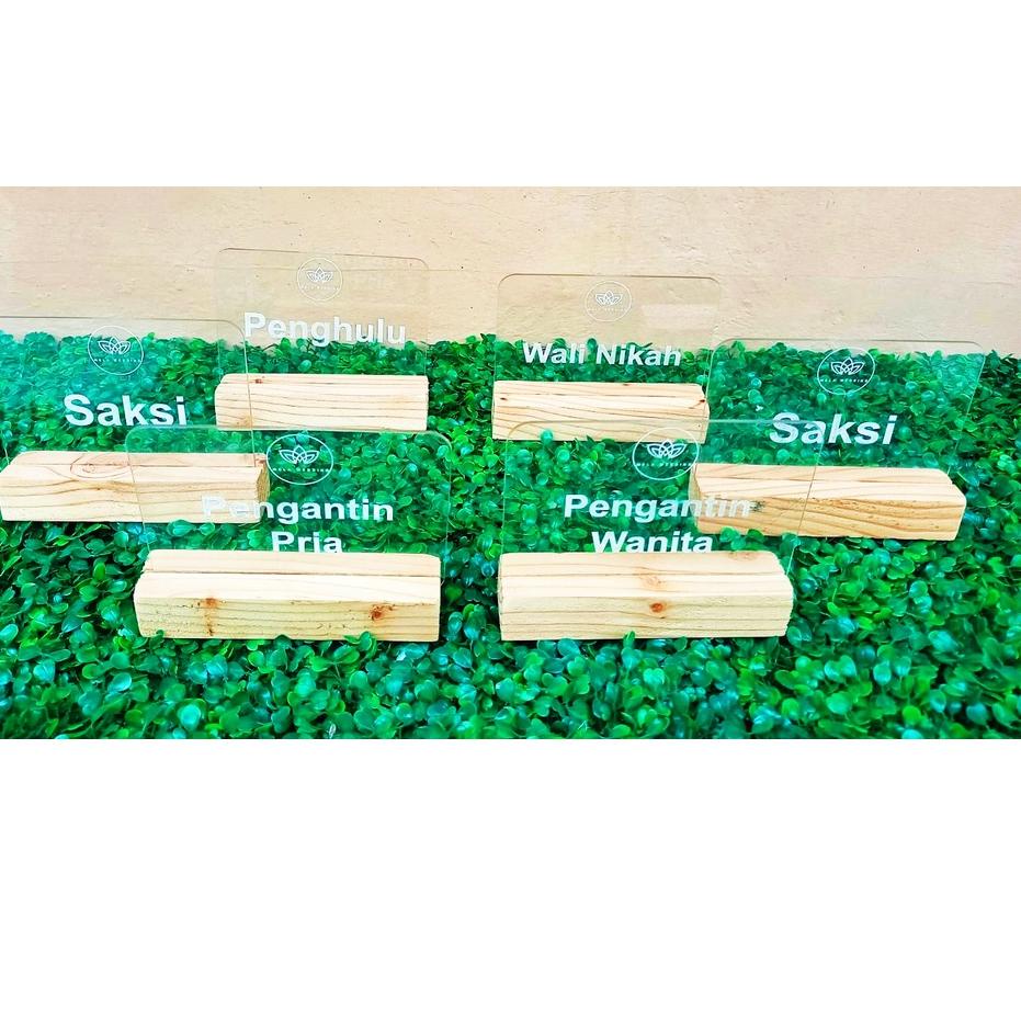 

New! Table Sign Wedding/Papan Tanda Meja Akrilik Custom