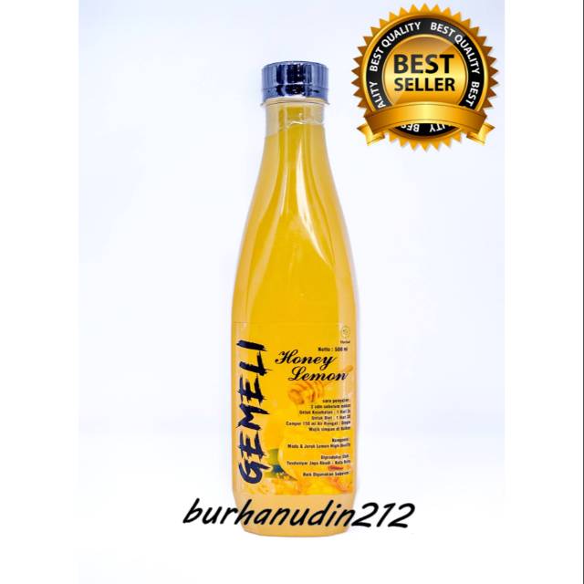 Honey lemon kemasan 500ml