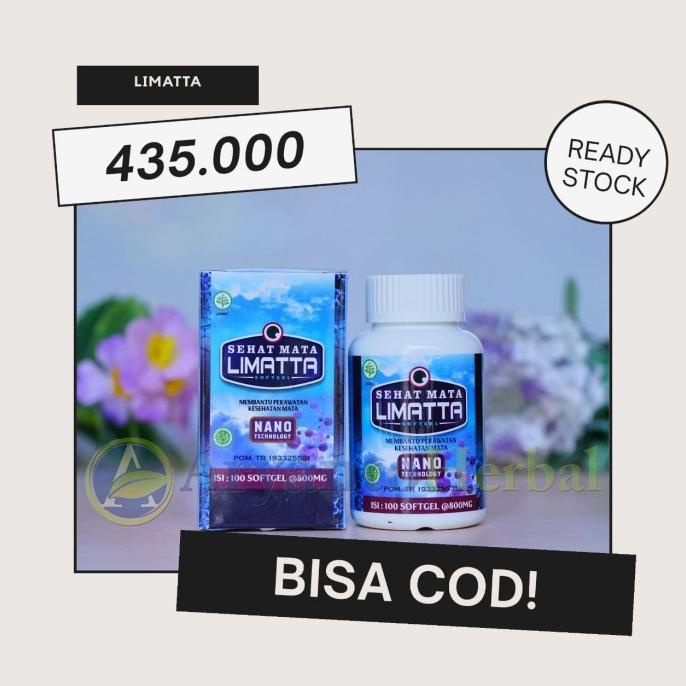 READY STOCK Obat Mata Kalazion Herbal Ektrak Blueberry - Limatta Sehat Mata Murah