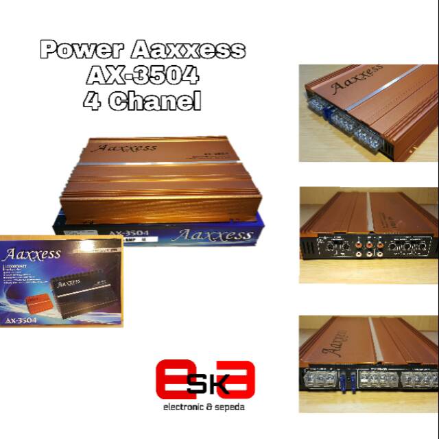 Power Mobil Aaxxess 4 chanel AX-3504