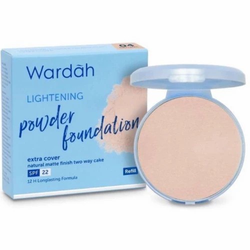 ★ BB ★  Wardah Lightening Powder Foundation Extra Cover - Bedak Yang Mencerahkan Dengan Hasil Natural