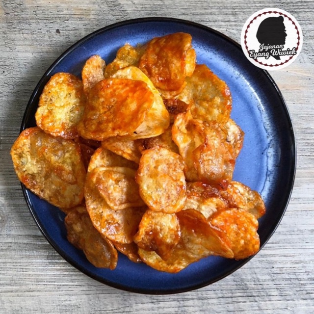 

Keripik Kentang Pedas Manis 80 gr