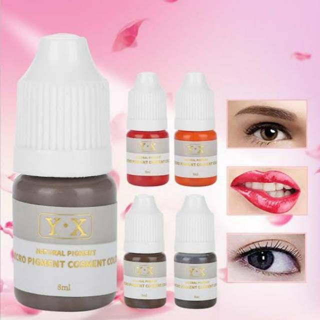 Sulam Alis / Bibir Y.X Eyeline Microblading Warna Color Ink Pigment BEST SELLER