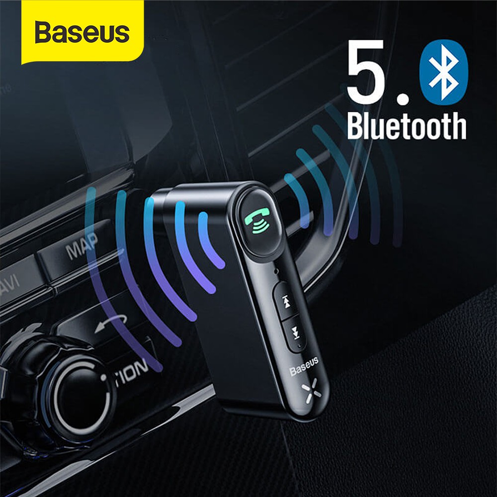 Baseus Car Bluetooth Receiver Aux 3.5MM Wireless Audio Receiver