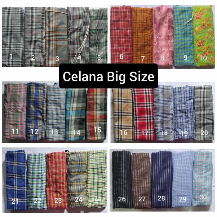 Celana Panjang Santai Jumbo Wanita Pria Celana Katun Celana Tidur - Pilih Warna, Small Size