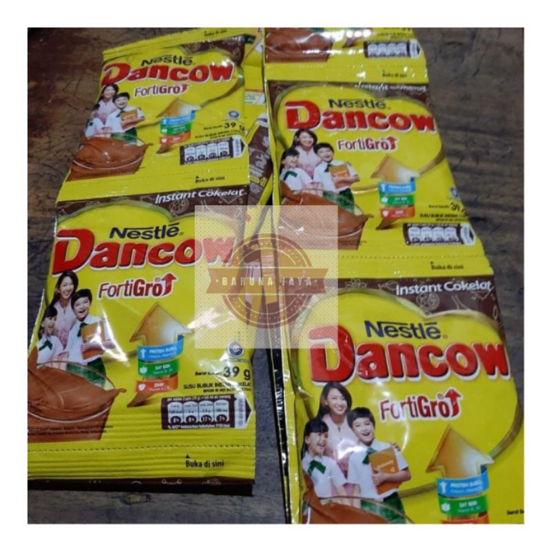 

dancow sachet coklat 39gr ( 1 renceng = 10 sachet)